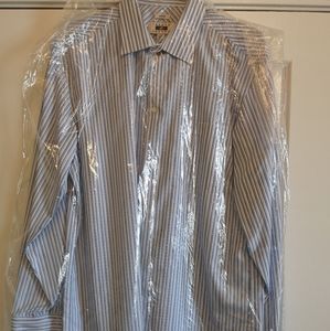 J. Abboud Slim Tall French Cuff Non Iron Shirt